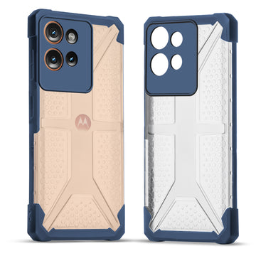 Impact-Resistant Frosty Case with Dual-Layer Protection Back Case For Motorola Moto Edge 50 5G