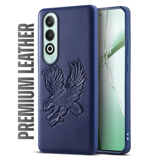 Eagle Textured Leather Back Case Cover for OnePlus Nord CE 4 5G