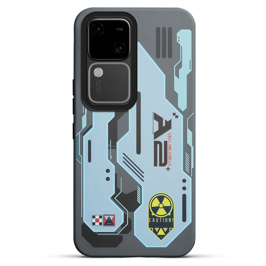 Mechanical Circuit Print Hard Back Cover For Vivo V30 5G