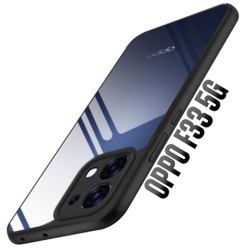 Soft Frame Clear Case For Oppo F33 5G