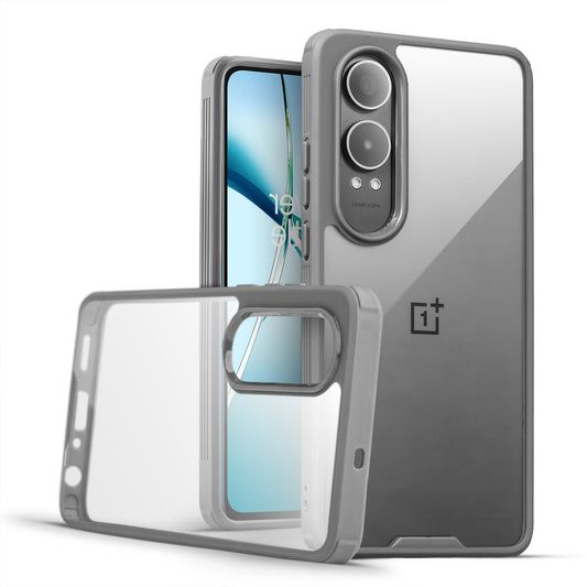 Premium Transparent Shock-Proof Back Cover with Silicon Edges for OnePlus Nord CE 4 Lite 5G