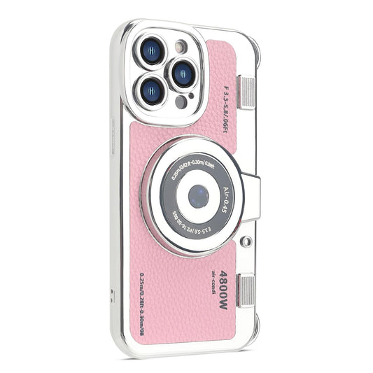 Cute 3D Vintage Camera Bag-Style Back Cover For Apple iPhone 14 Pro