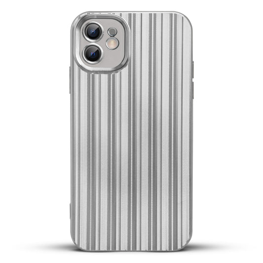 Shiny Chrome Line Back Cover for Apple iPhone 12