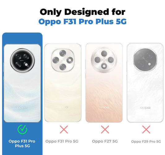 Anti-Yellowing Clear Case For Oppo F31 Pro Plus 5G