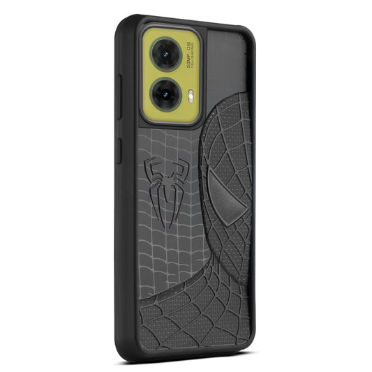 3D Design Soft Silicone Case With Matte Ring Camera Protection Back Cover For Motorola Moto G85 5G