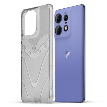 Vision Hybrid Slim Fit Frosted Matte Silicone TPU Back Cover for Motorola Edge 50 Pro 5G