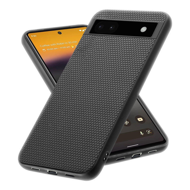 Premium Matte Finish Honeycomb Pattern Back Case For Google Pixel 6A