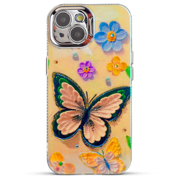 Luxury Glitter Butterfly Back Cover for Apple iPhone 14