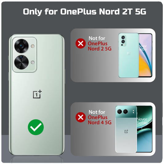 Elegant Colorful Frosted Matte Back With MagSafe Support Back Case For OnePlus Nord 2T 5G