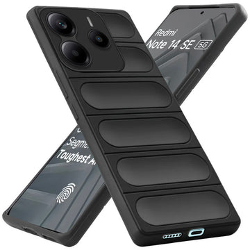  Liquid Soft Silicone Case Minimalistic Design With Matte Ring Camera Protection Back Cover For Redmi Note 14 SE 5G