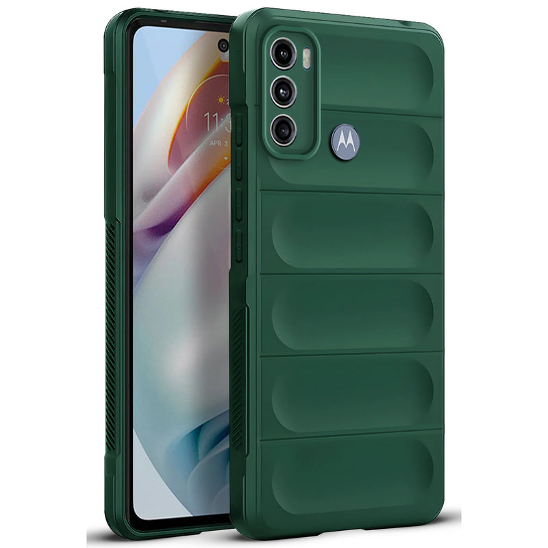 Soft Silicone Comfort Grip Back Cover Case For Motorola Moto G60