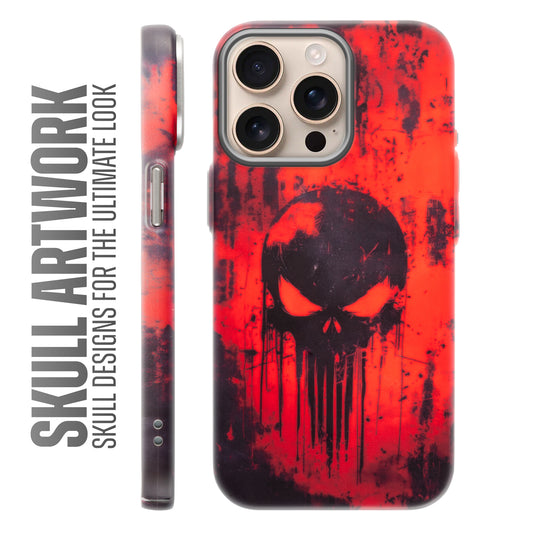 Nightfall Skull Cluster Design With Hard Back Case For Apple iPhone 16 Pro