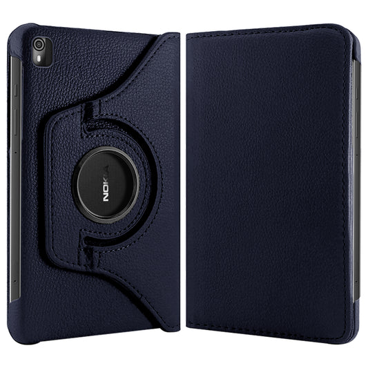 360 Degree Rotating PU Leather Tablet Flip Cover For Nokia T10