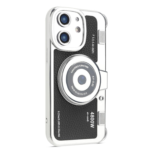 Cute 3D Vintage Camera Bag-Style Back Cover For Apple iPhone 12