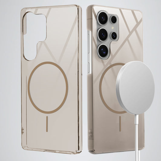Crystal Clear Hard Back Anti-Yellowing with MagSafe Compatibility Phone Case For Samsung S23 Ultra 5G