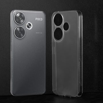 Crystal Clear Hard Back Anti-Yellowing Phone Case For Poco F6 5G