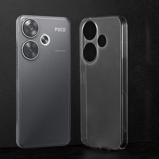 Crystal Clear Hard Back Anti-Yellowing Phone Case For Poco F6 5G