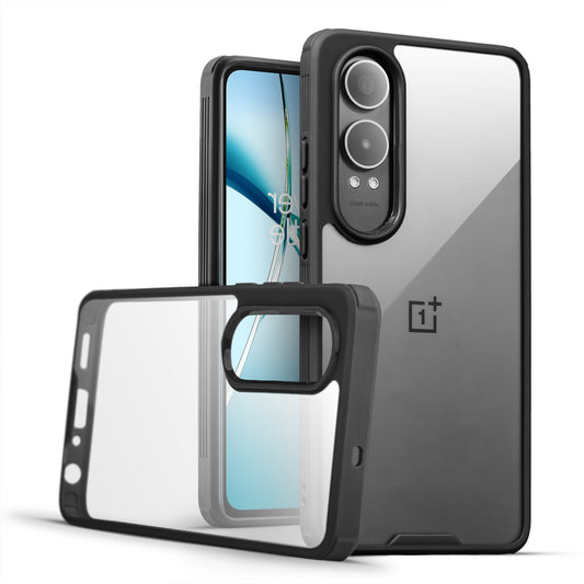 Premium Transparent Shock-Proof Back Cover with Silicon Edges for OnePlus Nord CE 4 Lite 5G