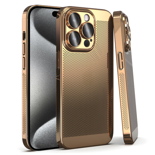 Electroplating  Heat Dissipation Phone Case for - Apple iPhone 15 pro