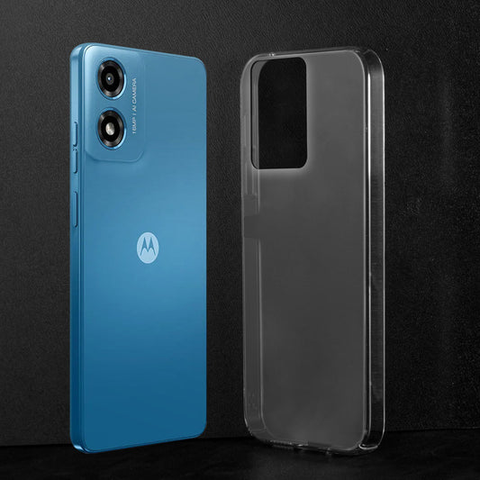 Crystal Clear Hard Back Anti-Yellowing Phone Case For Motorola Moto G04