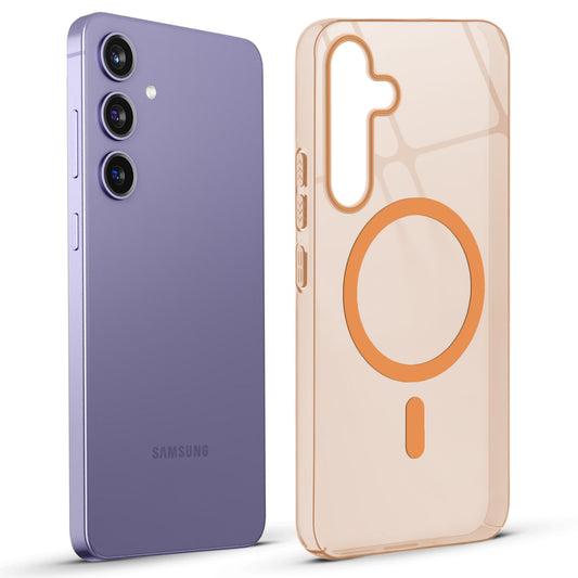 Anti-Yellow Scratch Resistant Case Support Wireless Charging Back Cover For Samsung S24 Plus 5G