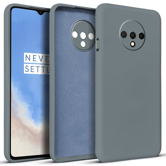 Premium Matte Silicone Back Cover for Oneplus 7T