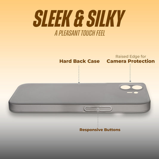 Ultra-Thin Frosted Matte Anti-Yellow Hard Back Case for Nothing Phone 2