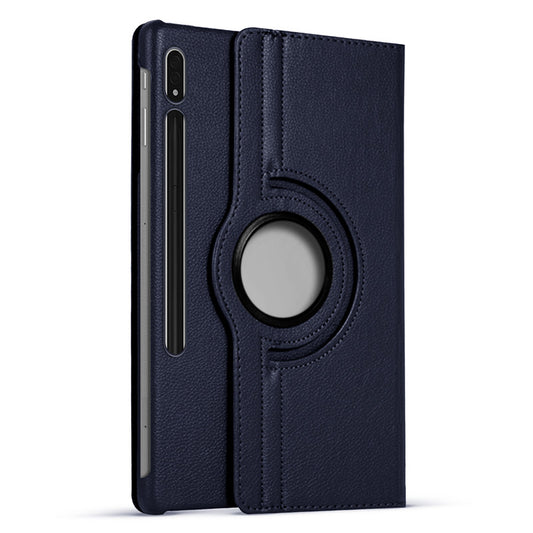 360 Degree Rotating PU Leather Tablet Flip Cover For Samsung Galaxy Tab S8+ 12.4 inch
