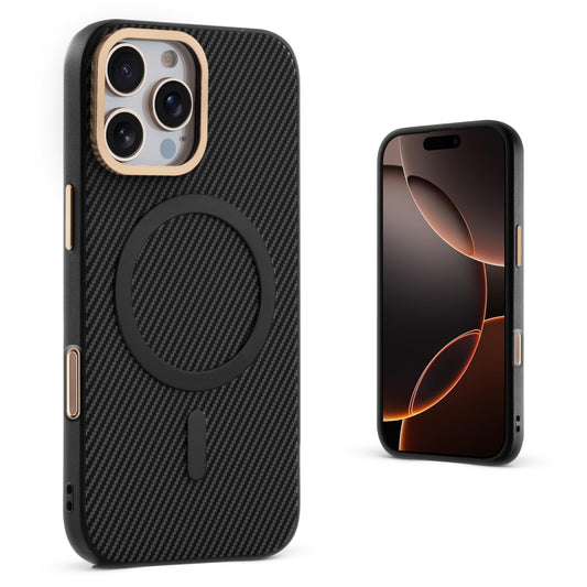 MagSafe Ready Checks Printed Back Case For Apple iPhone 16 Pro with Enhanced Grip