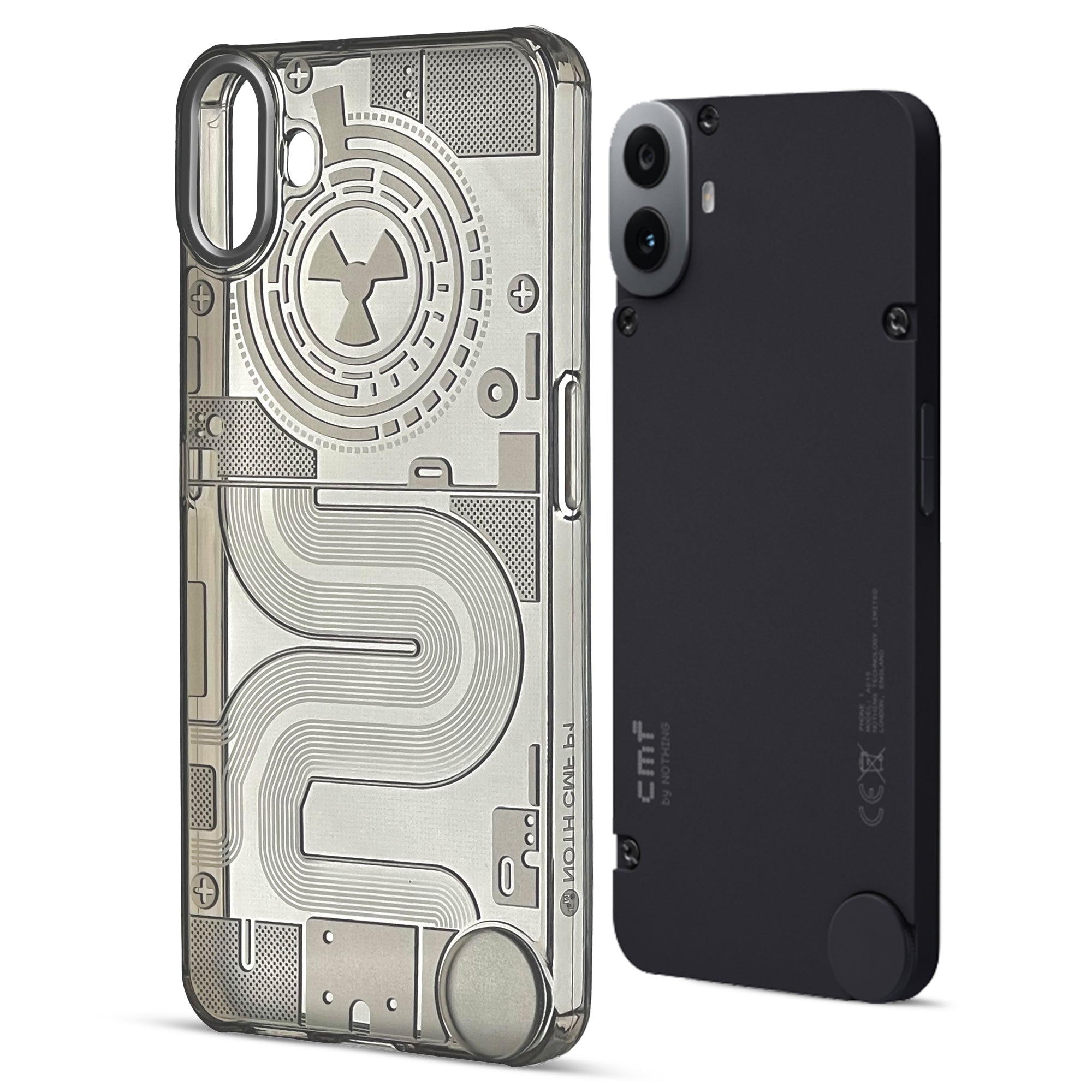 Soft Silicon Back Design With Matt Ring Camera Protection Back Cover for CMF By Nothing Phone 1