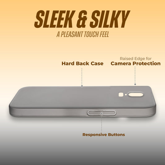 Ultra-Thin Frosted Matte Anti-Yellow Hard Back Case for OnePlus 6