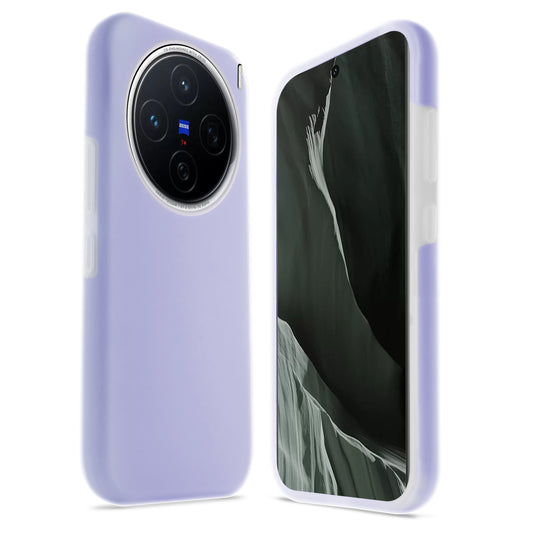 Smooth Touch Soft Silicone Back Case for Vivo X200 5G with Camera Protection for a Sleek and Stylish Look