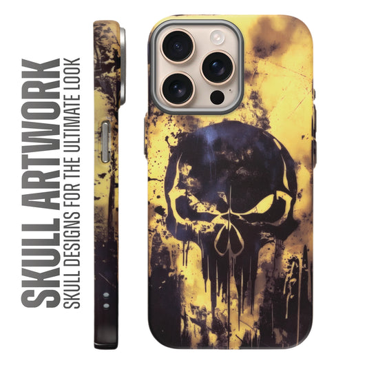 Nightfall Skull Cluster Design With Hard Back Case For Apple iPhone 16 Pro