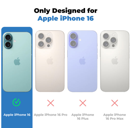 Elegant Colorful Frosted Matte Back With MagSafe Support Back Case For Apple iPhone 16