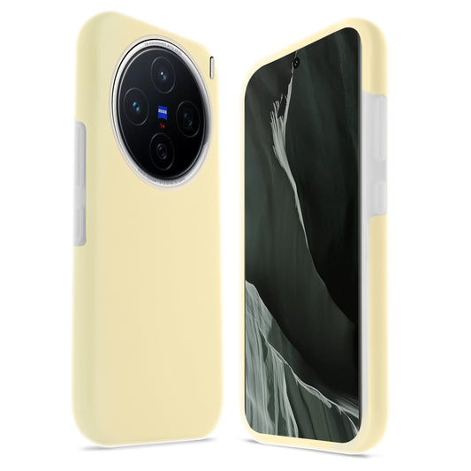 Smooth Touch Soft Silicone Back Case for Vivo X200 5G with Camera Protection for a Sleek and Stylish Look