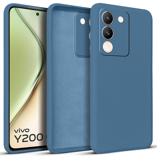 Premium Matte Silicone Back Cover for Vivo Y200 5G