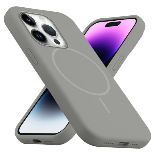 MagSafe Compatible Liquid Silicone Case For Apple iphone 14 Pro Max