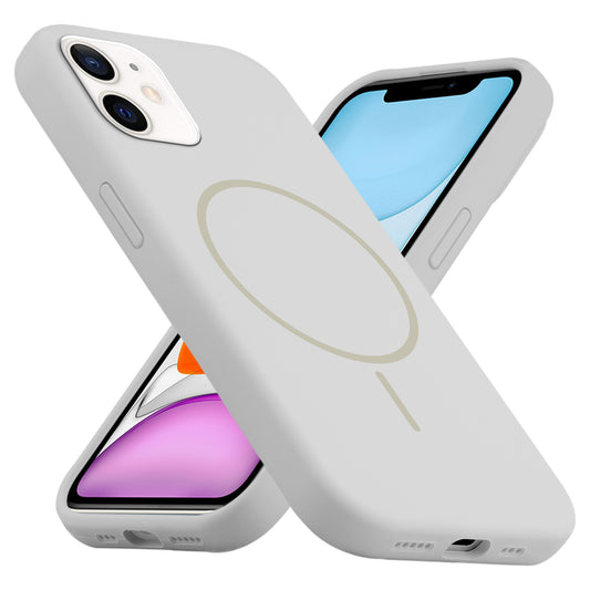 MagSafe Compatible Liquid Silicone Case For Apple iPhone 11