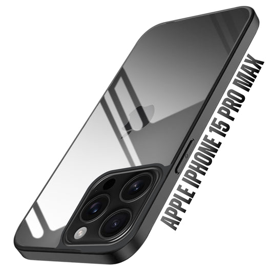 Soft Frame Clear Case For Apple iPhone 15 Pro Max