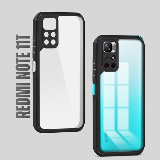 Silicone Border Transparent Back Cover for Redmi Note 11T