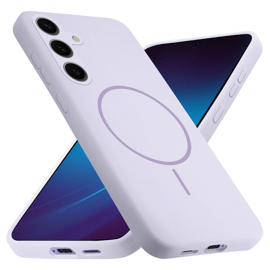 MagSafe Compatible Liquid Silicone Case For Samsung S25 Plus 5G