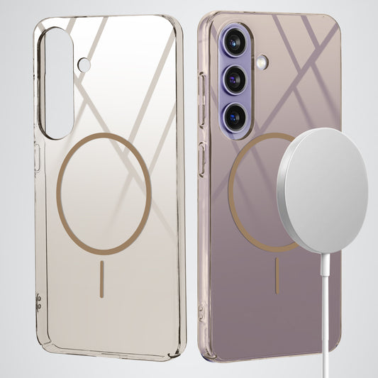 Crystal Clear Hard Back Anti-Yellowing with MagSafe Compatibility Phone Case For Samsung S23 FE 5G