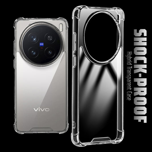 Shockproof Hybrid Transparent Phone Case For Vivo X200 Pro 5G