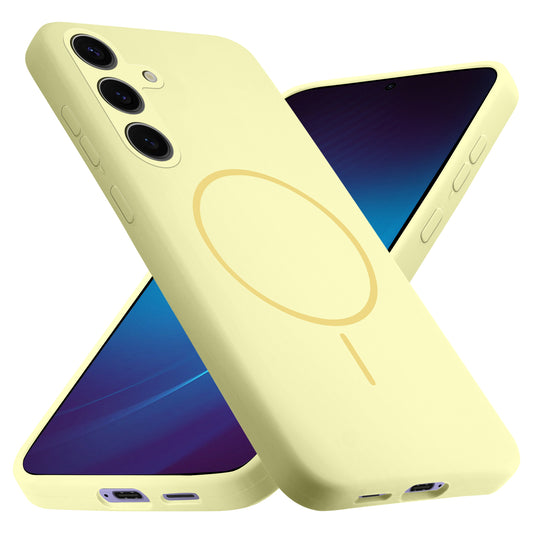 MagSafe Compatible Liquid Silicone Case For Samsung S25 Plus 5G