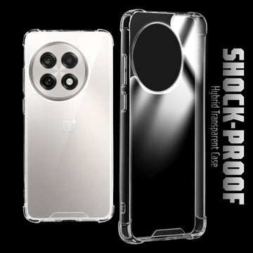 Shockproof Hybrid Transparent Phone Case For OnePlus 13R 5G with Hard Back and Soft Bumper for Maximum Protection
