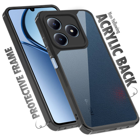 Silicone Border Transparent Back Cover for Realme C63