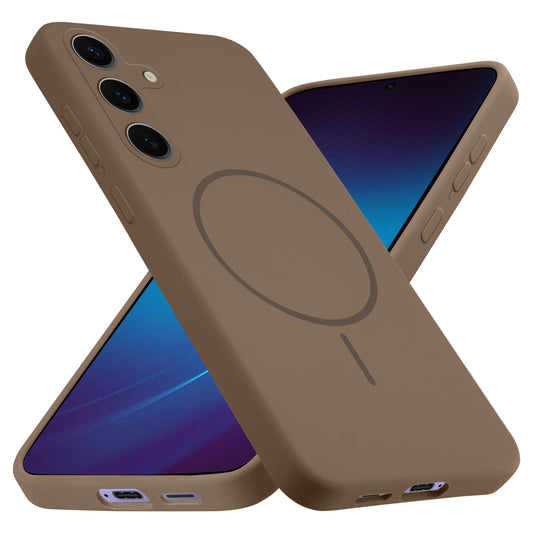 MagSafe Compatible Liquid Silicone Case For Samsung S25 Plus 5G