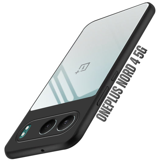 Premium Silicon Soft Framed Case with Clear Back Cover For OnePlus Nord 4 5G