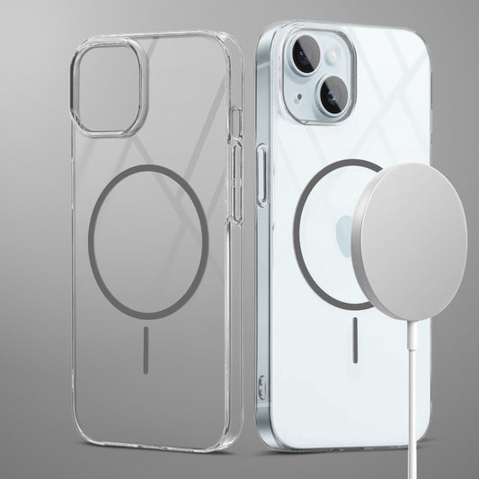 Crystal Clear Anti-Yellowing Magsafe Case For Apple iPhone 15 Plus
