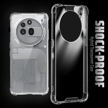 Shockproof Hybrid Transparent Phone Case For Nothing Phone 3A Pro 5G with Hard Back and Soft Bumper for Maximum Protection